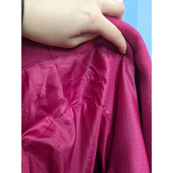 Tahari Coat Womens Size XL Wool Blend Barbiecore Fall Winter Business Casual - Picture 10 of 16